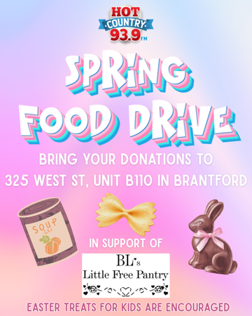 Spring Food Drive - Hot Country 93.9